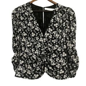 ASTR Black & White Floral Top